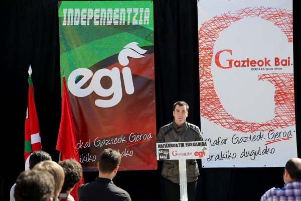 Euzko Gaztedi EGI-k eta Gazteok Bai-k Anaitasun Eguna