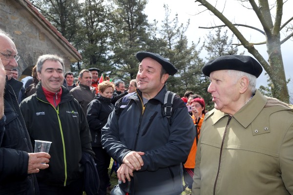 Andoni Ortuzar Aberri Egun bezperan Bizkargin