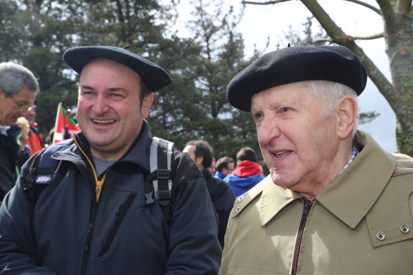 Andoni Ortuzar Aberri Egun bezperan Bizkargin