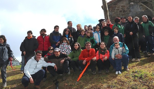 Andoni Ortuzar en Bizkargi en la víspera de Aberri Eguna