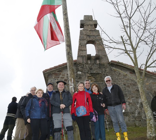 Andoni Ortuzar en Bizkargi en la víspera de Aberri Eguna