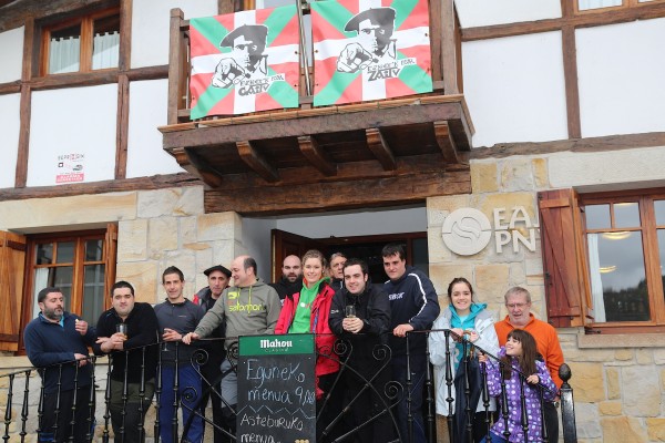 Andoni Ortuzar Aberri Egun bezperan Larrabetzun