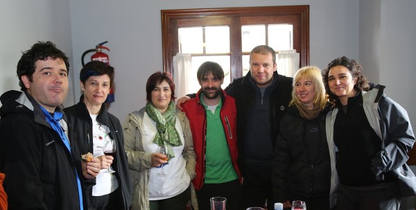 Andoni Ortuzar en Larrabetzu en la víspera de Aberri Eguna