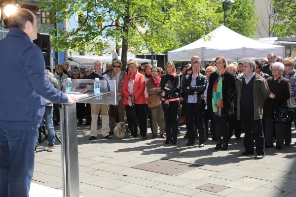 Andoni Ortuzar eta Itxaso Atutxa Lekeitioko Batzokiko 35. urteurrenean