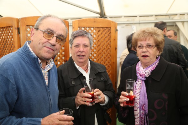 Andoni Ortuzar y Xabier Agirre en la reapertura del Batzoki de Respaldiza