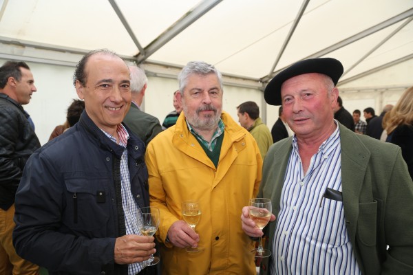 Andoni Ortuzar eta Xabier Agirre Arespalditzako batzokiaren berrirekitzen ekitaldian