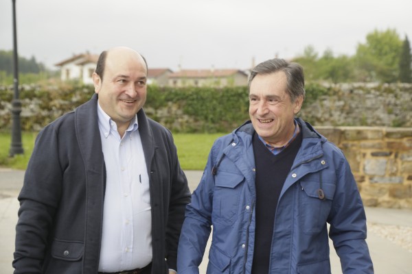Andoni Ortuzar eta Xabier Agirre Ozaetan