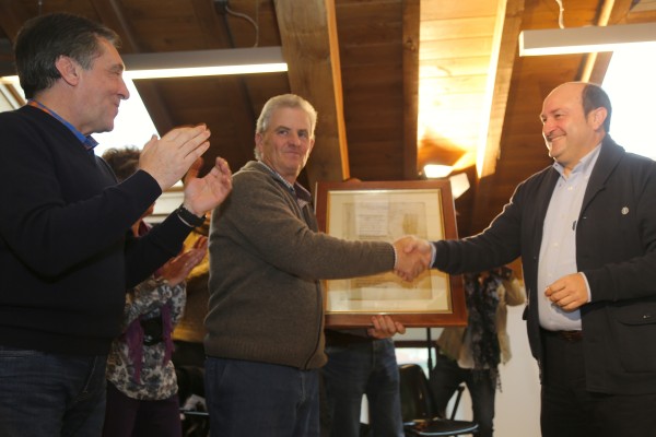 Andoni Ortuzar y Xabier Agirre en Ozaeta