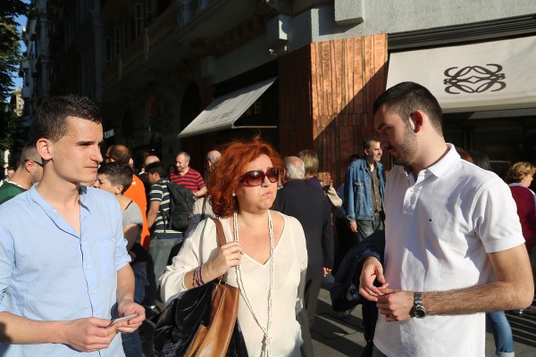 EAJ-PNVko karguak Askatasun sexualaren aldeko egunean Bilboko manifestazioan