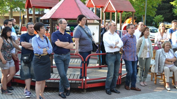 Andoni Ortuzar y Xabier Agirre en el Aniversario del Batzoki de Abendaño