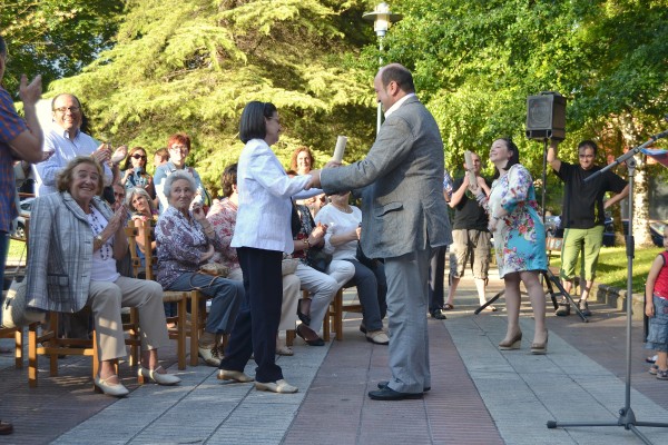 Andoni Ortuzar y Xabier Agirre en el Aniversario del Batzoki de Abendaño