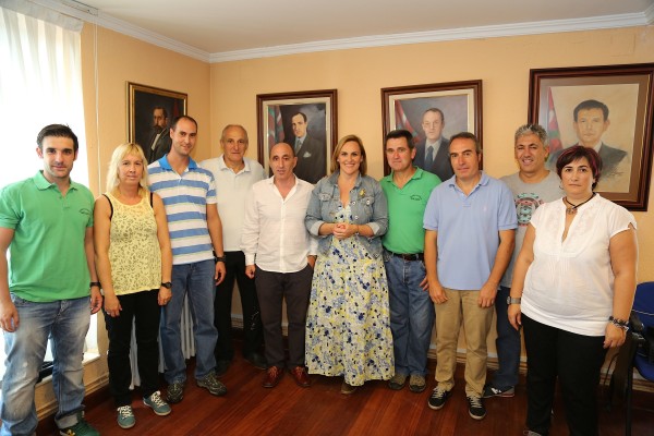 Itxaso Atutxa en el 35 Aniversario del Batzoki de Erandio Goikoa