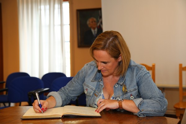 Itxaso Atutxa en el 35 Aniversario del Batzoki de Erandio Goikoa