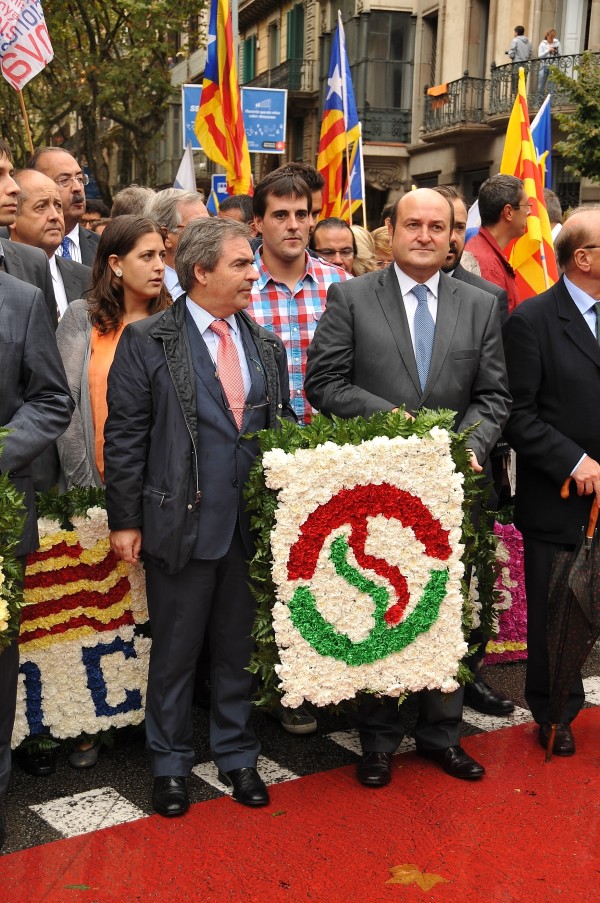 Andoni Ortuzar, Joseba Aurrekoetxea eta Koldo Zarraga 2013.eko Diadan