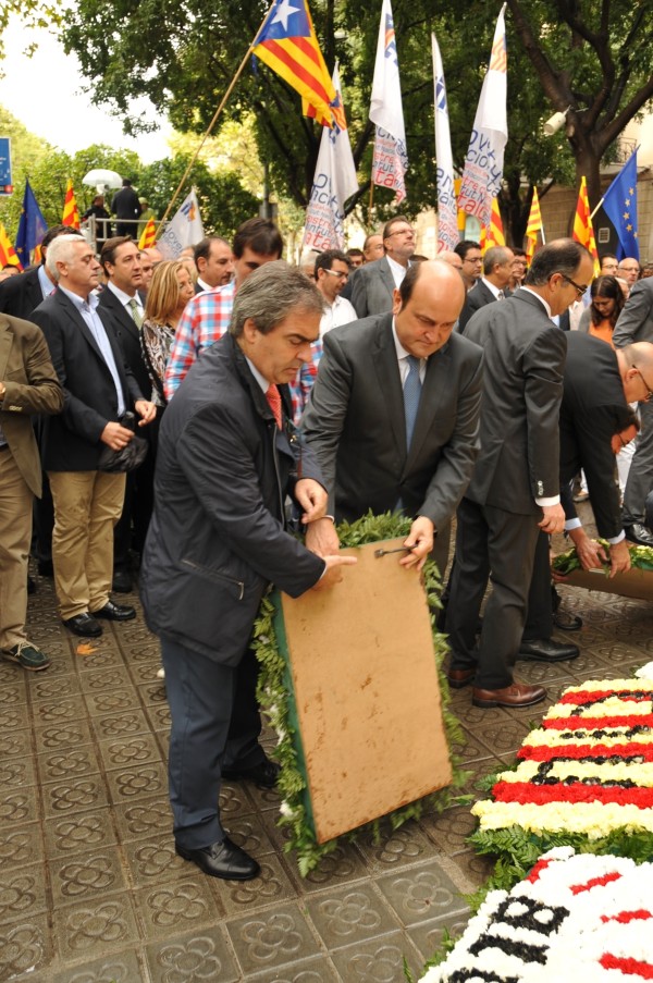 Andoni Ortuzar, Joseba Aurrekoetxea eta Koldo Zarraga 2013.eko Diadan