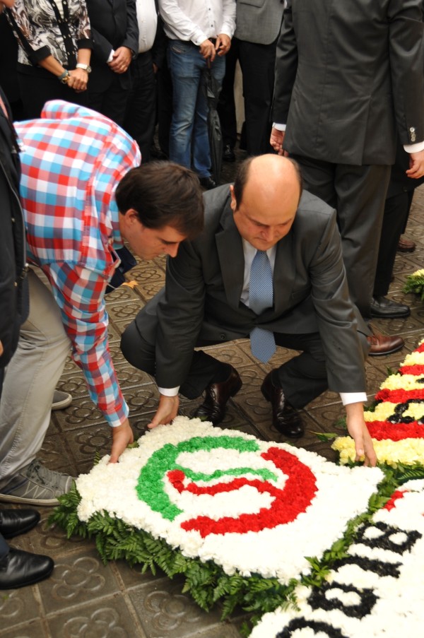 Andoni Ortuzar, Joseba Aurrekoetxea eta Koldo Zarraga 2013.eko Diadan