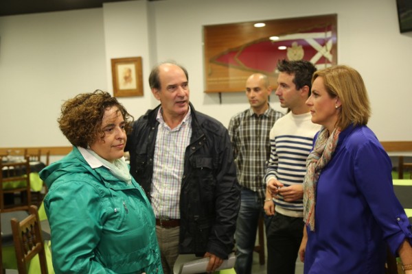 Itxaso Atutxa en el Batzoki de Deusto