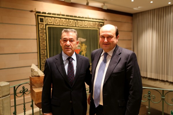 Andoni Ortuzar con el Presidente de Canarias, Paulino Rivero