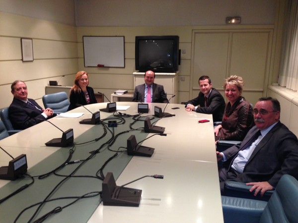 Reunion con el Grupo Vasco en el Senado 