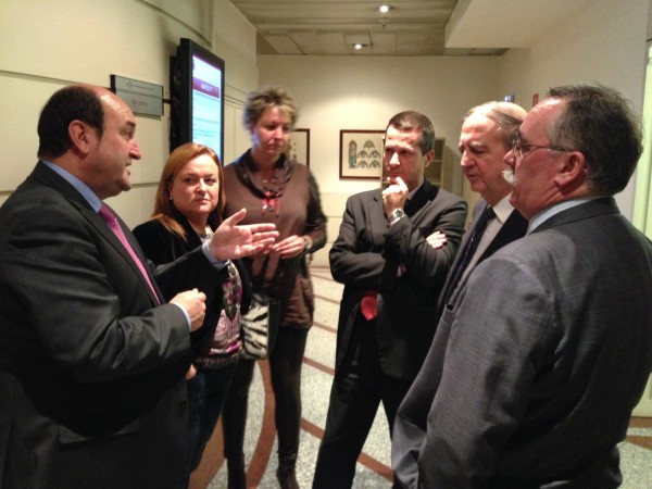 Reunion con el Grupo Vasco en el Senado 