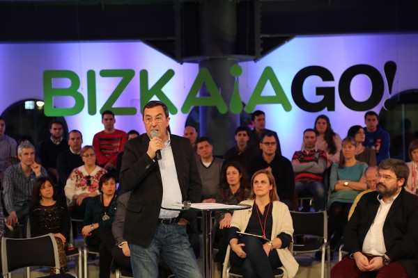 BizkaiaGo! - Alhondiga Bilbao Itxaso Atutxa, Jose Luis Bilbao, Juan Mª Aburto, Andoni Ortuzar