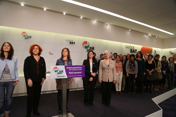 EAJ-PNV ante el 8 de marzo, Día Internacional de las Mujeres