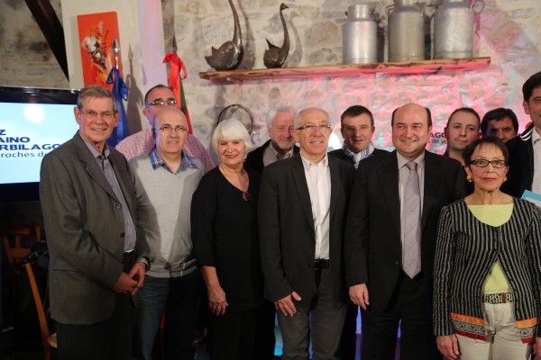 EAJ-PNB presenta en Baiona a sus candidatos para las eleciones municipales del Estado frances