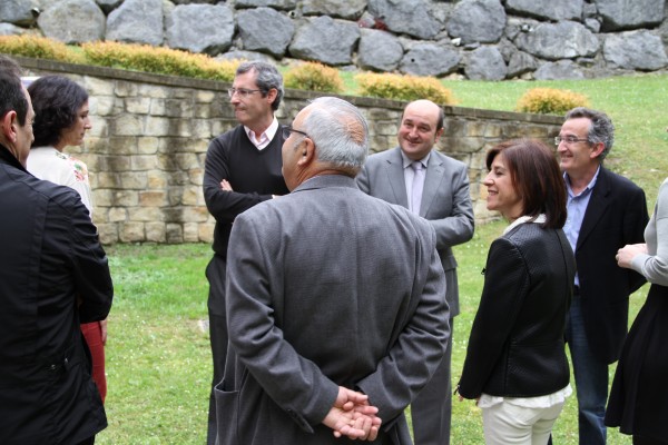 Andoni Ortuzar eta Izaskun Bilbao Euskera Europan defendatzeko ekitaldian