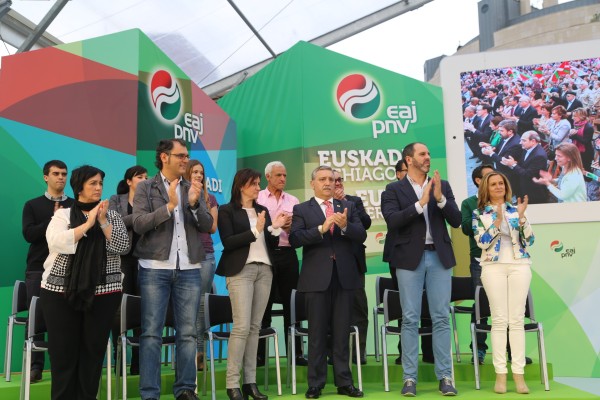 Izaskun Bilbao, Iñigo Urkullu, Andoni Ortuzar Barakaldoko ekitaldian