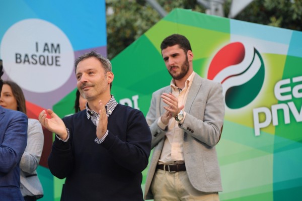 Izaskun Bilbao, Iñigo Urkullu, Andoni Ortuzar Barakaldoko ekitaldian