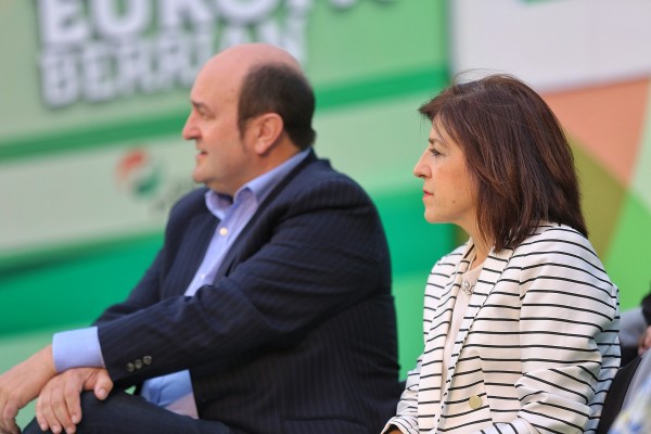 Izaskun Bilbao, Iñigo Urkullu, Andoni Ortuzar Barakaldoko ekitaldian