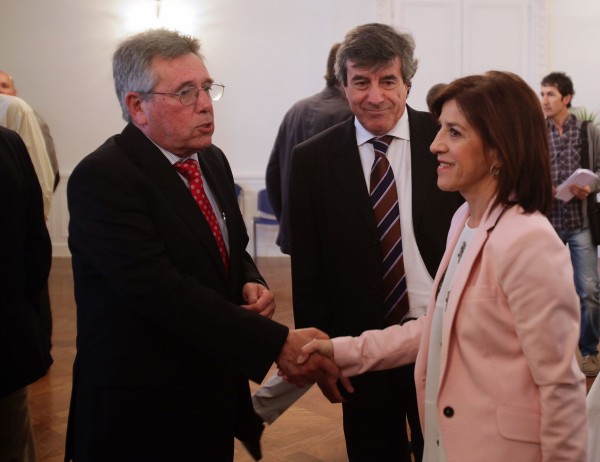 Izaskun Bilbao participa en la asamblea de Guitrans durante la jornada de reflexión