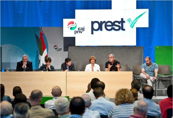 EAJ-PNV-k Markel Olano eta Eneko Goia aurkeztu ditu Diputatu Nagusirako eta Donostiako alkatetzarako