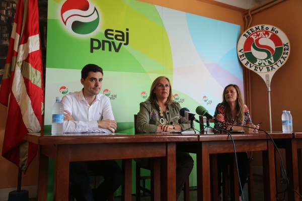 Presentación del candidato a la alcaldía de Bermeo, Aritz Abaroa