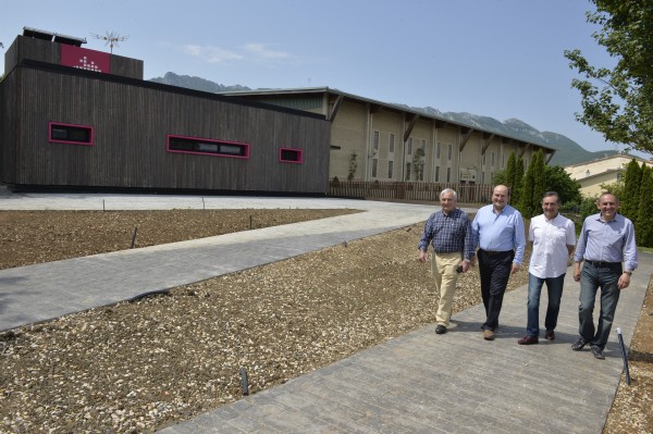 Andoni Ortuzar, Ramiro González y Xabier Agirre en Montaña Alavesa