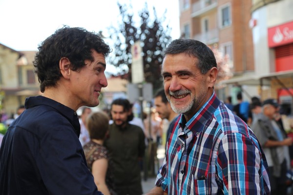 Ortuzar eta Atutxa Gernikako Azken Astelehenean egon dira Maria Uribe Gernikako alkatetzarak