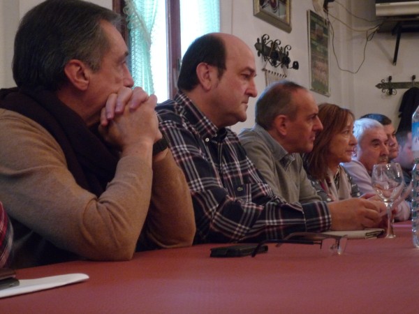 Andoni Ortuzar, Arabar Errioxako alderdikideekin