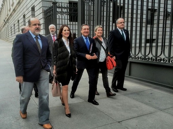 Delegación de EAJ PNV en el  Debate Trebiño en Madrid