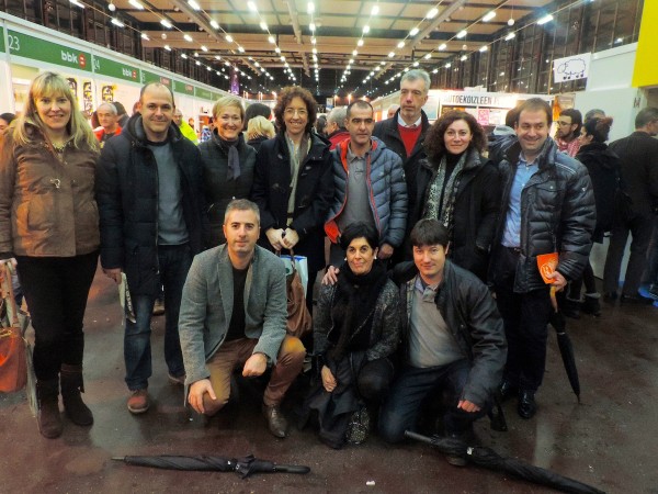 Representantes de EAJ PNV en la 49 edición de la Azoka de Durango