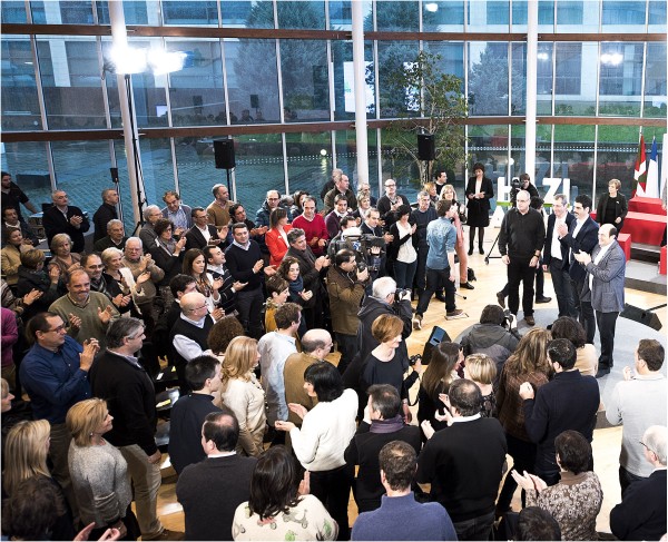 Presentación de la candidatura al ayto de Donostia 2015 Eneko Goia