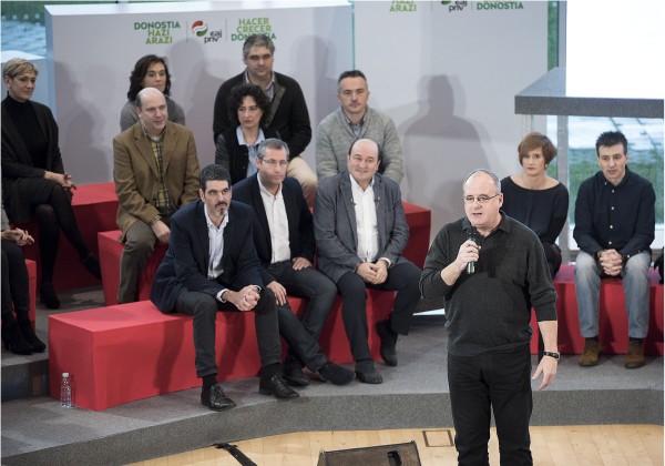 Presentación de la candidatura al ayto de Donostia 2015 Eneko Goia