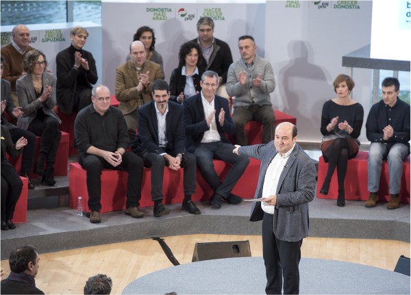 Presentación de la candidatura al ayto de Donostia 2015 Eneko Goia