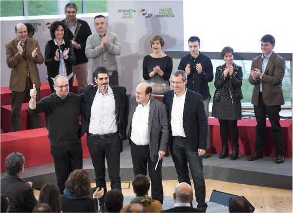 Presentación de la candidatura al ayto de Donostia 2015 Eneko Goia