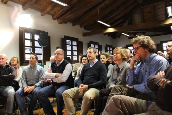 Markel Olano y Joseba Egiban en Bergara