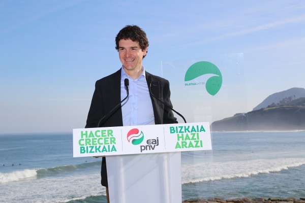 Unai Rementeria presenta la candidatura de EAJ-PNV a JJGG de Bizkaia 