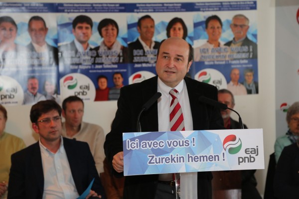 EAJ PNB presenta su candidatura a las cantonales francesas