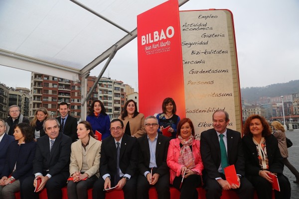 Presentación de la candidatura al ayto de Bilbao 2015 - Juan Mari Aburto
