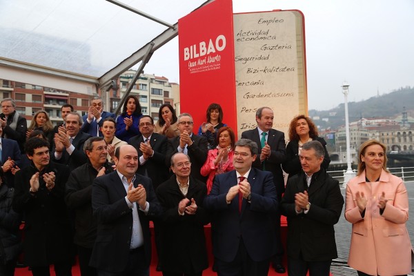 Presentación de la candidatura al ayto de Bilbao 2015 - Juan Mari Aburto