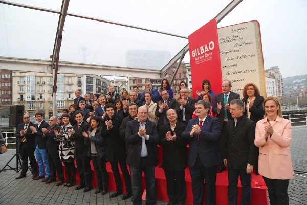 Presentación de la candidatura al ayto de Bilbao 2015 - Juan Mari Aburto