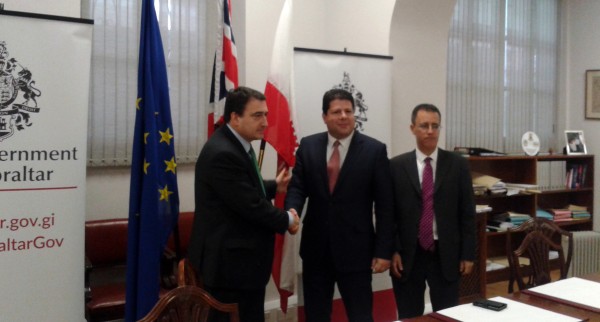Aitor Esteban en Gibraltar